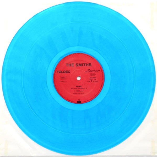 The Smiths - Panic Blue Vinyl Record